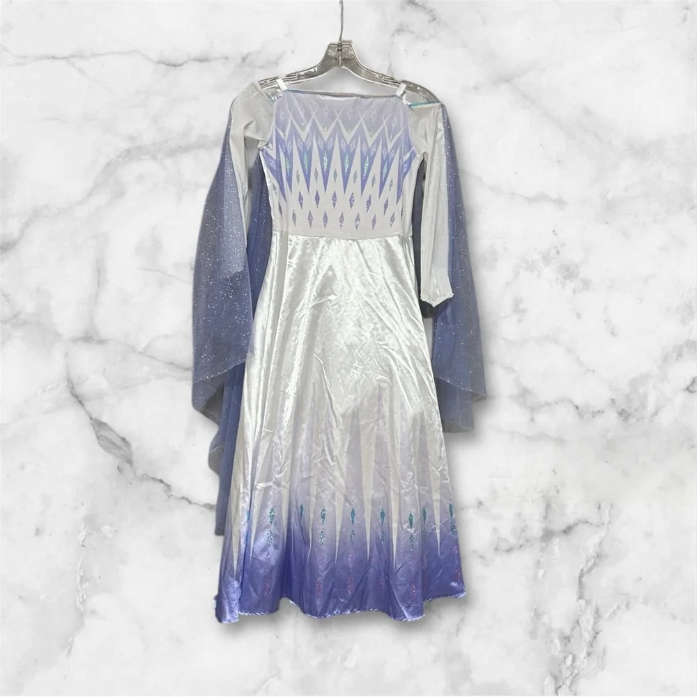 Frozen Elsa snow queen 2 Disney princess size girls kids 7-8 - Picture 2 of 9